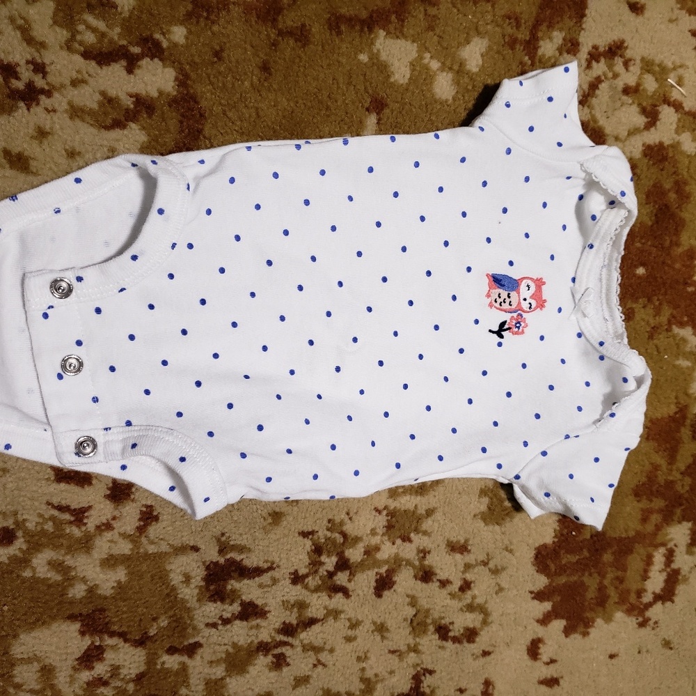 Newborn carters onsie